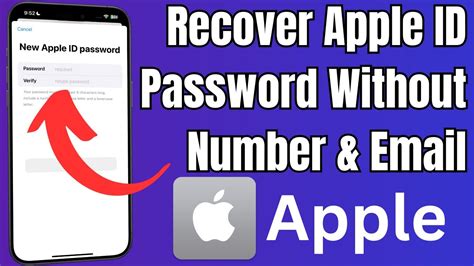 how to reset apple id password without recovery code