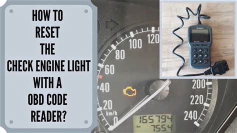 how to reset check engine light with code reader