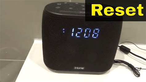 How To Reset Clock On Ihome