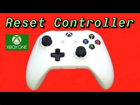 How To Reset Controller Xbox One