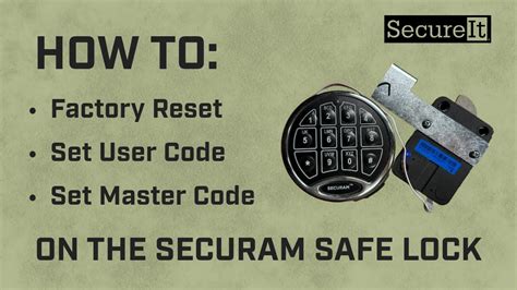 how to reset fortress safe code without key