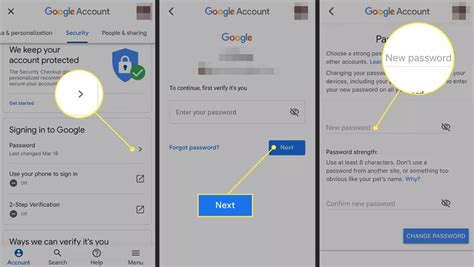 how to reset gmail password in mobile without phone number