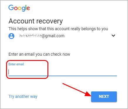 how to reset gmail password with verification code