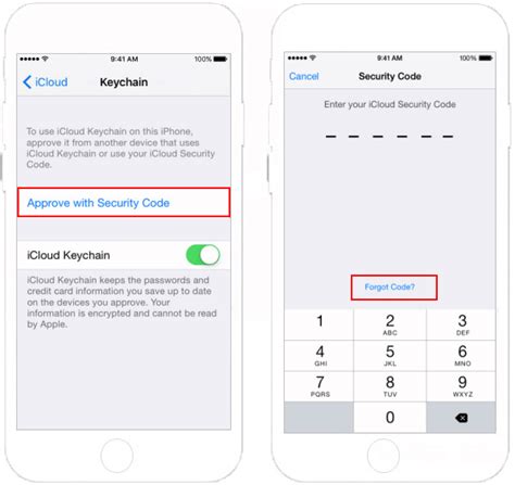 how to reset icloud security code