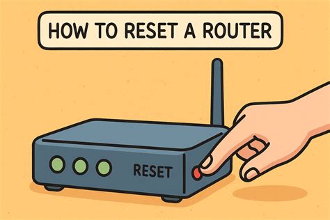 how to reset internet router