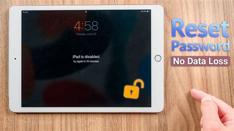 how to reset ipad passcode without erasing data
