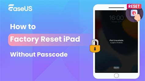 how to reset ipad without passcode using itunes