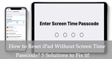 how to reset ipad without screen time code