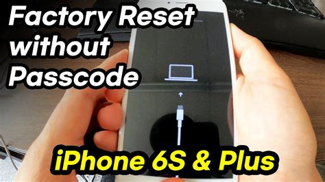 how to reset iphone 6s without passcode