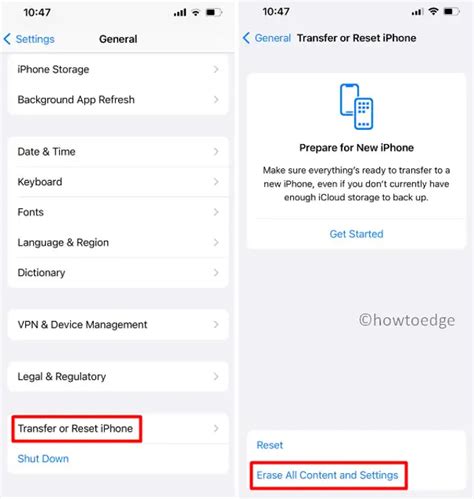 how to reset iphone from icloud
