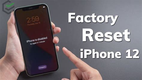 how to reset iphone without code
