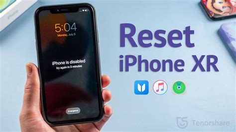 how to reset iphone xr if forgot passcode