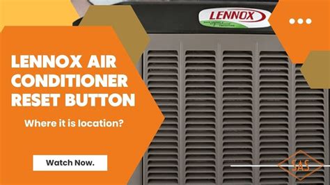 how to reset lennox air conditioner