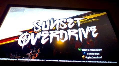 how to reset my sunset overdrive progress