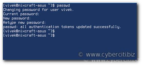 how to reset oracle user password in linux