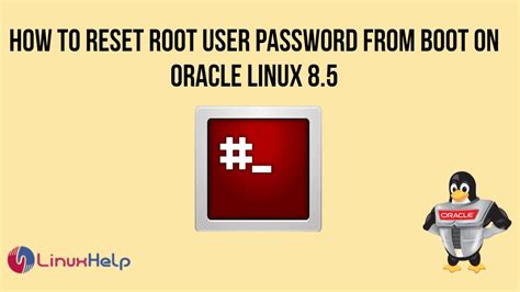 how to reset password in oracle linux