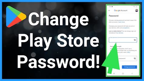 how to reset password on google play store