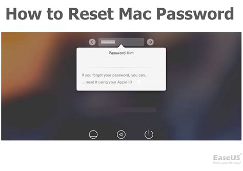 how to reset password on mac from lock screen