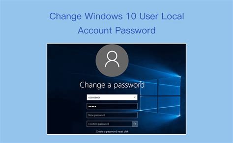 how to reset password on windows local account