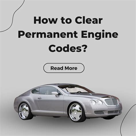 how to reset permanent engine codes