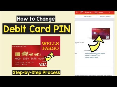 how to reset pin on debit card wells fargo