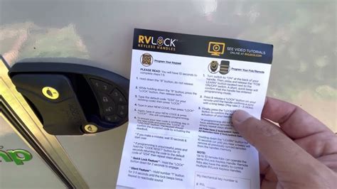 How To Reset Rv Lock Code