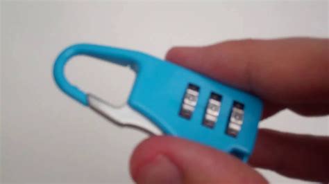 how to reset the code on a shrradoo backpack lock
