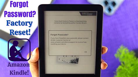 how to reset the kindle password