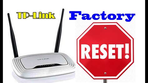 how to reset tp link router