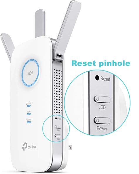 how to reset tp-link extender