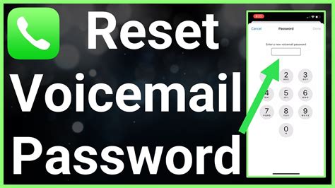 how to reset voicemail password quick code