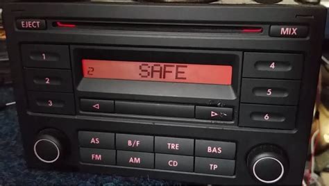 how to reset vw polo radio code