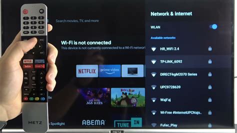 how to reset wifi settings in android tv