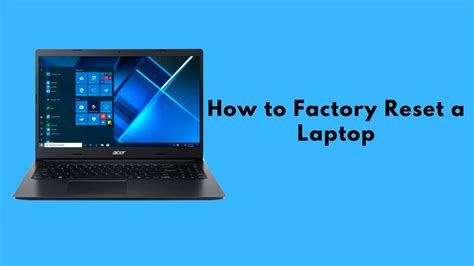 how to reset work laptop
