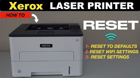 how to reset xerox printer to factory settings