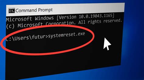 how to reset your pc windows 10 using command prompt