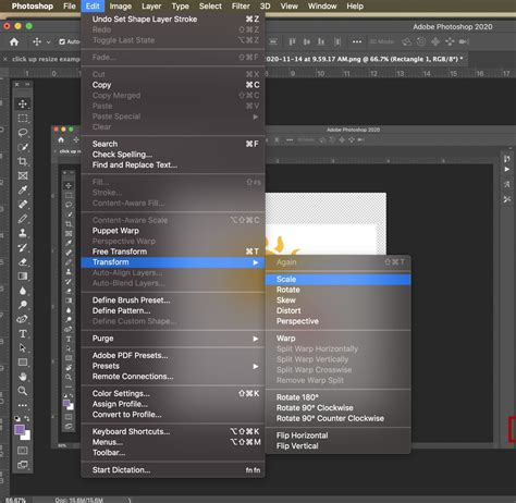 how to resize a pattern in photoshop