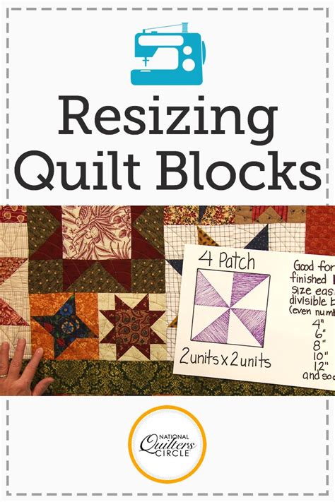 how to resize a quilt pattern