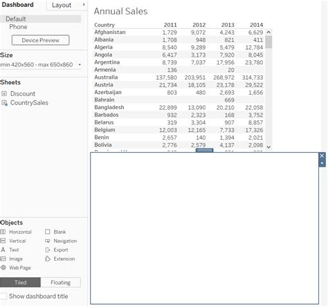 How To Resize Container In Tableau