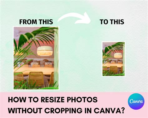 how to resize elements in canva without cropping