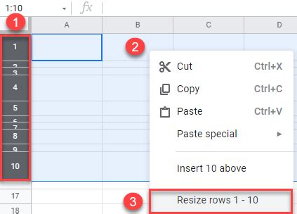 how to resize excel cells in google sheets