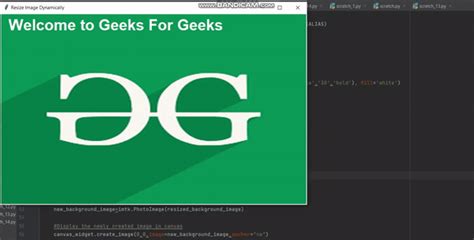 how to resize image in canvas tkinter