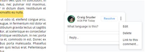 how to resolve all comments in google docs at once