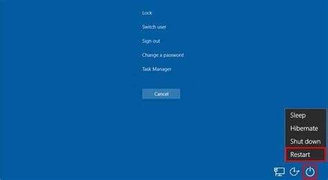 how to restart computer without mouse