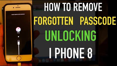 how to restart iphone 8 forgot passcode