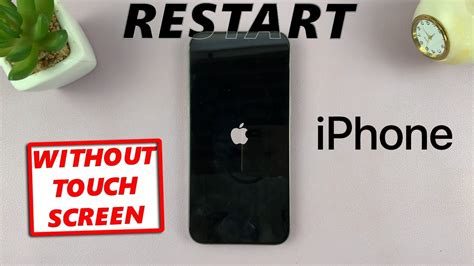 how to restart iphone when touch screen doesn't work