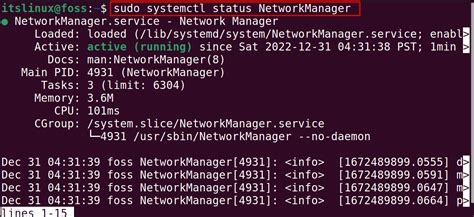 how to restart network service in linux