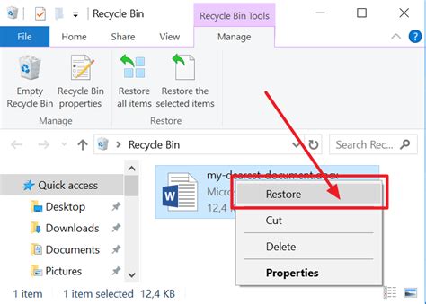 how to restore a deleted document in word