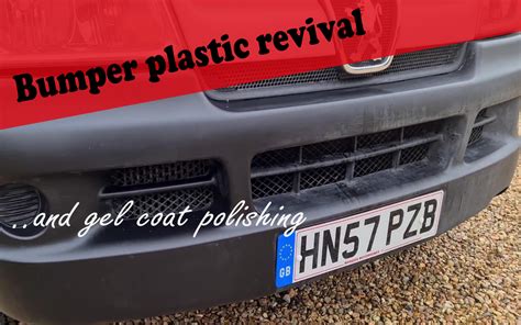 how to restore black plastic bumpers