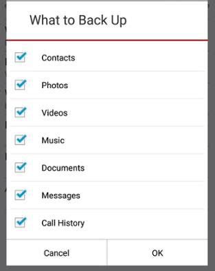 how to restore contacts on android verizon